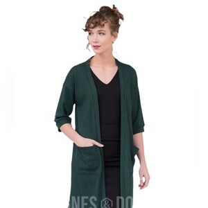 Agnes & Dora Green Cardigan